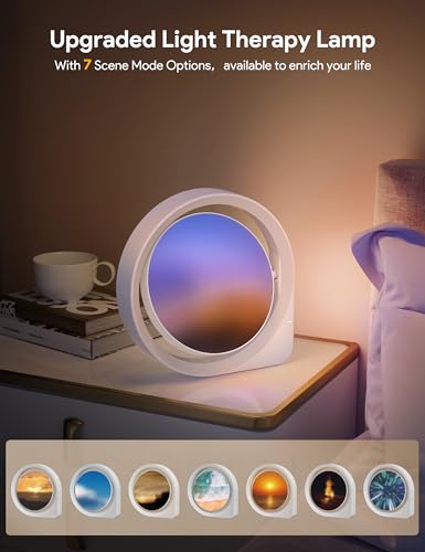 image for MediAcous Light Lamp, UV-Free 11000Lux Light, 7 Dynamic Scenes Mode La