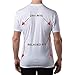 Men's Sweatproof Undershirt | Cotton Deep V Neck T-Shirt with Underarm Sweat Pads | Original Fit | Aluminum-Free Alternative | White | X-Large