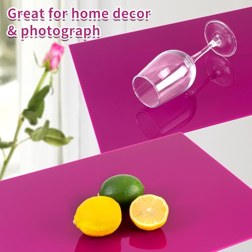 Image of Lesnlok 8 x 8 Purple Acrylic Sheets 1 /8 inch Thick 3mm 2 Pieces Cast Plexiglass Sheets,for Laser Cutting,Painting, Handicrafts, DIY Display Projects (2, Purple, 8 x 8 x 1 /8)