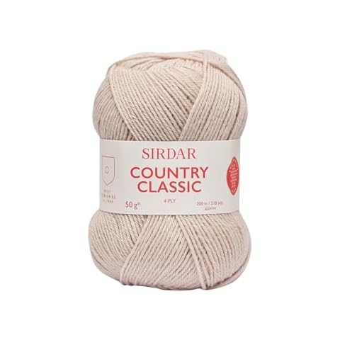 Sirdar Country Classic 4 Ply Yarn - Oat Beige Cover