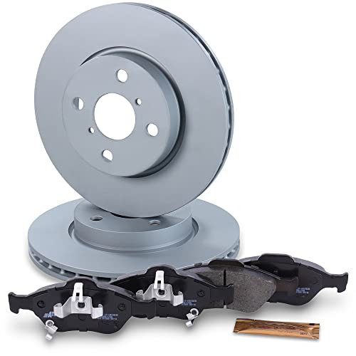 BESTPRICE Bremsenset Vorderachse inkl. Bremsscheiben Belüftet Ø 258 mm