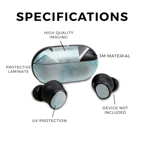 Image of Carbon Fiber Skin Compatible with Beats Solo Buds - Blue Marble - Premium 3M Vinyl Protective Wrap Decal Cover - Easy to Apply | Crafted in The USA by MightySkins