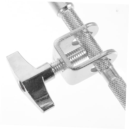 Soporte extensible ajustable para cowbell Vaguelly, abrazadera para hardware de batería y percusión, compatible con cowbells estándar miniatura 2