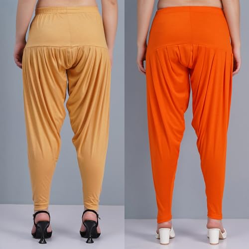 Image of Buy That Trendz Patiala Salwar for Women Relaxed Fit Viscose Patiyala Salwar Harem Bottom Pants