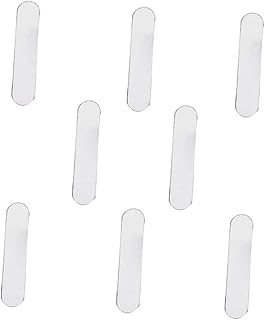 Garneck 8 Pçs Fita Adesiva Forrada Fita Adesiva Forrada Acessórios De Fita Adesiva Prata Poste De Madeira Fita Hardcore Fita De Tênis