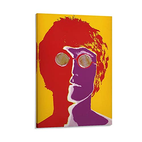 JINHAODG Richard Avedon John Lennon Poster décoratif sur toile pour salon, chambre à coucher 30 x 45 cm - Les Beatles, Paul McCartney, John Lennon, RIngo Starr, George Harrison JINHAODG Richard Avedon John Lennon Poster décoratif sur toile pour salon, chambre à coucher 30 x 45 cm