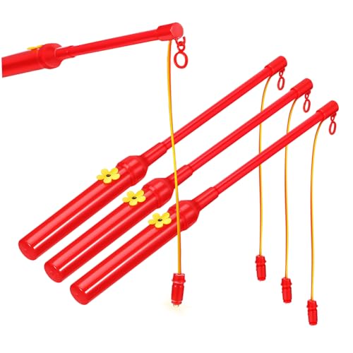 BESPORTBLE 4 Pcs Lantern Poles Light Stick Holder for DIY Crafts Durable Plastic Handheld Lanterns for Festivals Celebrations Elegant Design for Indoor Outdoor Use
