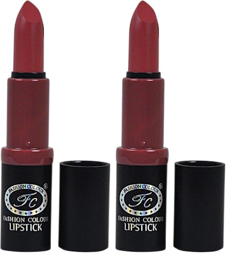 Image of FASHION COLOUR Fabulous Satin Matte | Long Stay Upto 6 Hrs | Waterproof | Smudge Proof and Lipstick for Women | Single Swipe Application | Matte Finish | 4g | Nudes (Pack of 2)