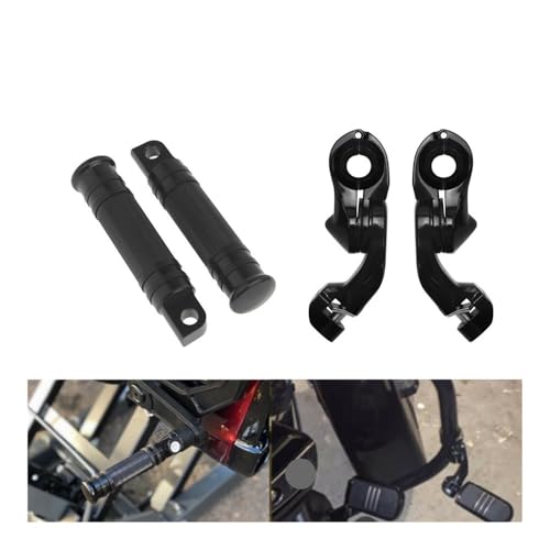 Repose-Pieds Moto Collier de Serrage Cale-Pied Protection Moteur Autoroute