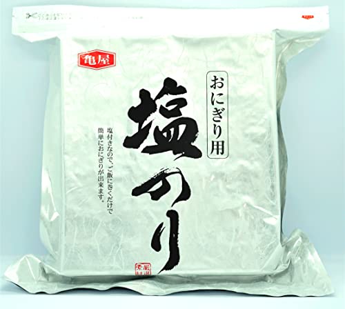 亀屋海苔 おにぎり用 塩のり 有明産 業務用 焼きのり 全形100枚入り おにぎり専門店・惣菜店・ラーメン屋・うどん屋等に人気 ご家庭にも