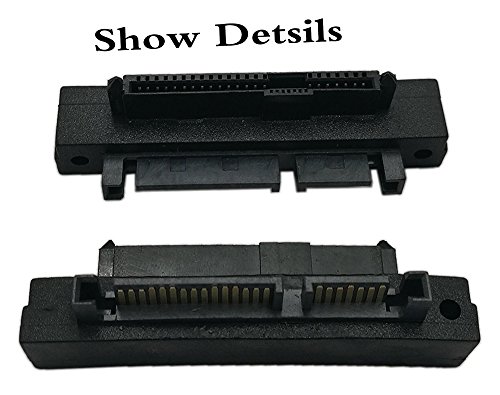 Zdycgtime Sas 22 Pin To 7 Pin + 15 Pin Sata Hard Disk Drive Raid Adapter With 15 Pin Power Port-Right Angle 90 Degree #TOP6