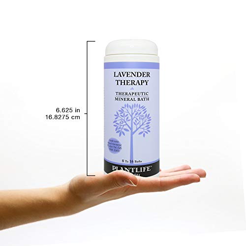 Plantlife Lavender Therapy Bath Salts - Straight From The Plant Natural Aromatherapy Bath Salts - Balance, Calm, And Release Tension In The Body - Made In California 16 Oz #TOP3