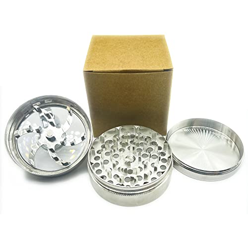 Spices Grinder(2", Silver),Easy Clean #TOP3