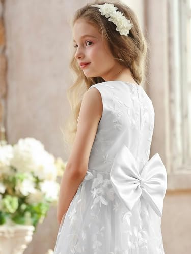 Image of ABaoWedding Lace A-Line Flower Girl Dress