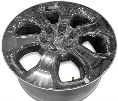 For 2019-2025 Dodge Ram 1500 20 Inch Chrome-Clad Black Alloy - Genuine OEM Take-Off Rim - Road Ready Truck Wheel