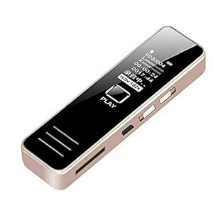 32 GB digitale voicerecorder – kleine draagbare MP3-dictafoon voor lezing vergadering oplaadbare audio-opnameapparaat…