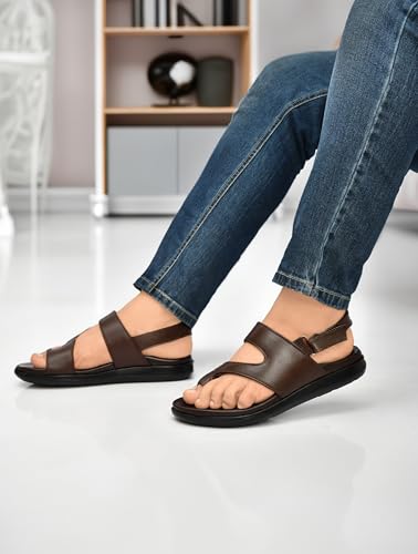 Image of HEALTH FIT Men's Ortho Slippers /Doctor Chappal & Diabetic extra soft Cushion footbed Comfortable Foortwear 163