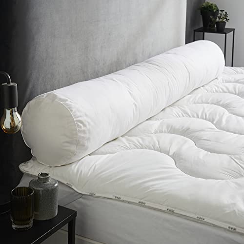 DODO - Traversin Columbia 160 cm - Enveloppe 100% Coton Naturel - Garnissage 100% Polyester Actiwarm Fibre Creuse Siliconée - Soutien Moelleux - Lavable en...