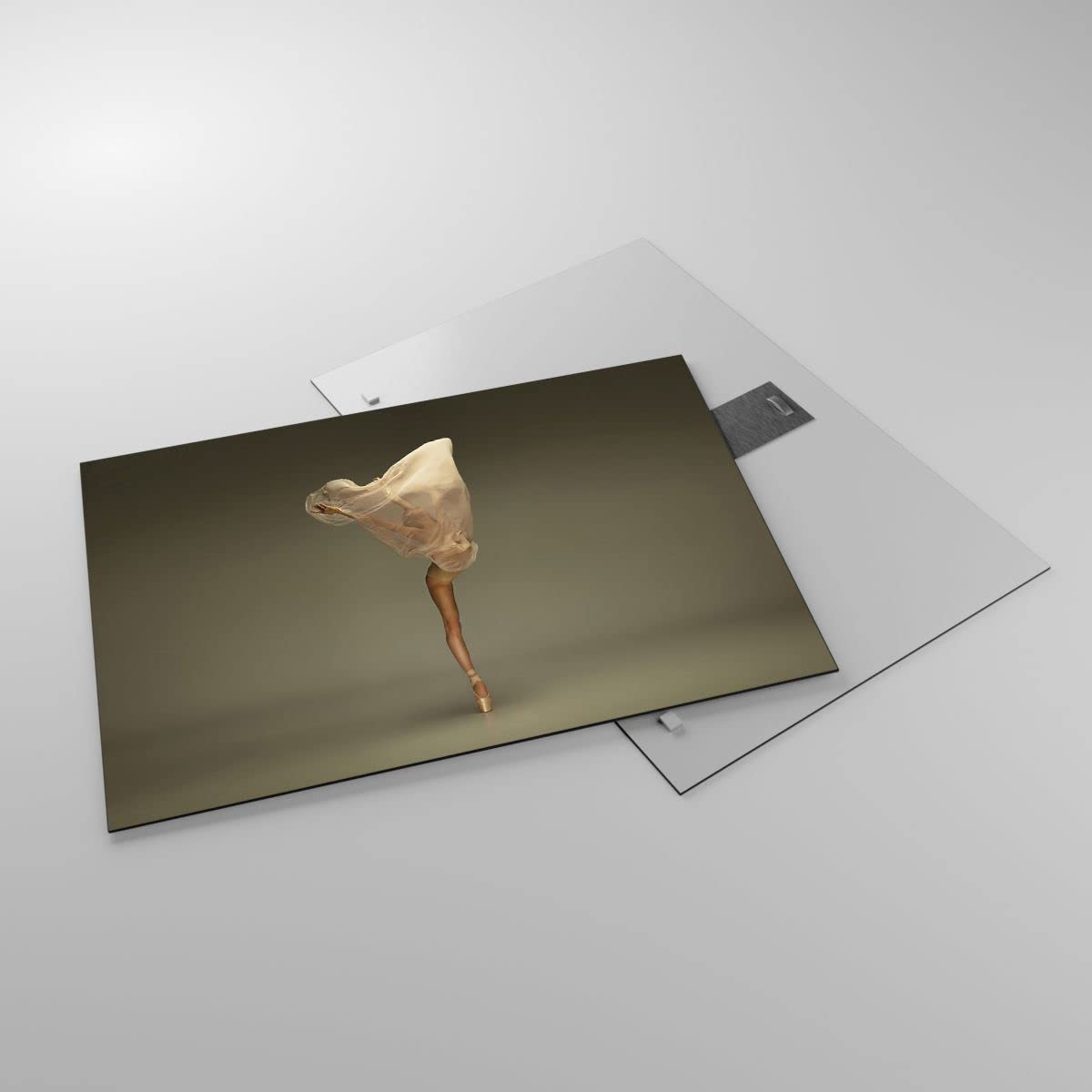 Quadro Su Vetro Ballerina Danza 50x70cm - Stampe Moderne Per Soggiorno, Camera, Cucina