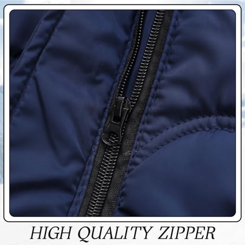 Kids Winter Girls Coats Fleece Padded Fur Collar Hooded Puffer Jackets Clothes3