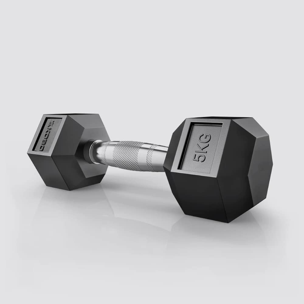 Kobo IMPORTED HOME GYM EXERCISE 5 KG X 2 (Total 10 KG) CARDIO AEROBIC TRAINING FITNESS GRIPPY HEX RUBBER DUMBBELL (Pair) (B06X6DHB71) Amazon Price History, Amazon Price Tracker