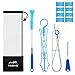 TAGVO Hydration Bladder Tube Brush Cleaning Kit for Universal Bladders, 4 in 1 Cleaner Set-Long Brush for Hose, Small Brush for Bite Valve, Big Brush for Bladder & Collapsible Hanger for Drying
