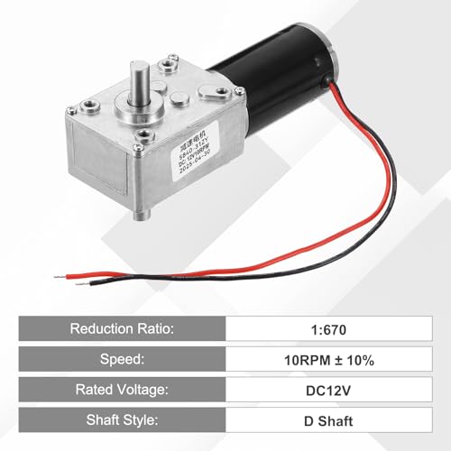 Motor de engranaje helicoidal de 12V para solucionar fallos de par en brazos mecánicos 4