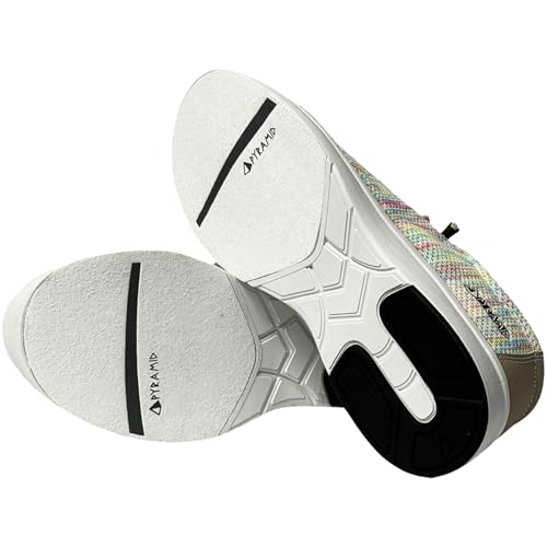 Pyramid Women’s Path Lite “Hey Bro” Slip-On Knit Bowling Shoes - Lightweight Seamless Design, Athletic Fit, Breathable Knit Upper, Universal Slide Soles3