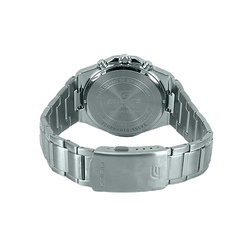 Casio Edifice EFB-680D-2BVUDF Blue Analog Dial Silver Stainless Steel Band Men's Watch Chronograph Sapphire Glass EX551 - Image 4