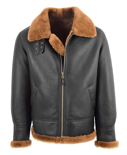 Blouson aviateur B3 homme blouson bombardier peau de mouton Wilbur