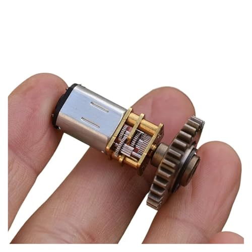 DC 5V 6V Slow Speed N20 Full Metal Gearbox Gear Reduction electronic starter Big 28 teeth Gear Wheel