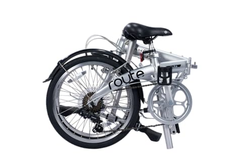 Dahon Route 20 inch Folding Bike for Adults, 7 Speed Drivertrain by Shimano,...