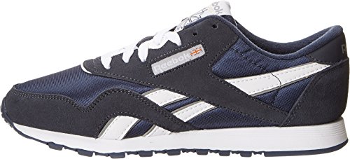 Image of Reebok Women's Classic Nylon Casual Shoes, Team Navy /Platinum, 10