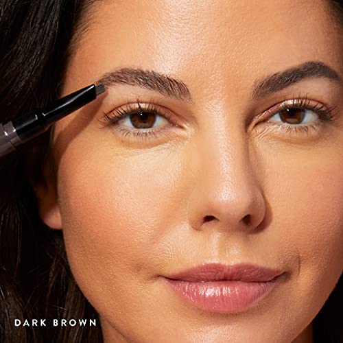 Laura Geller New York Sculpt-N-Stay Waterproof Brow Pencil & Gel- Dark Brown #TOP1