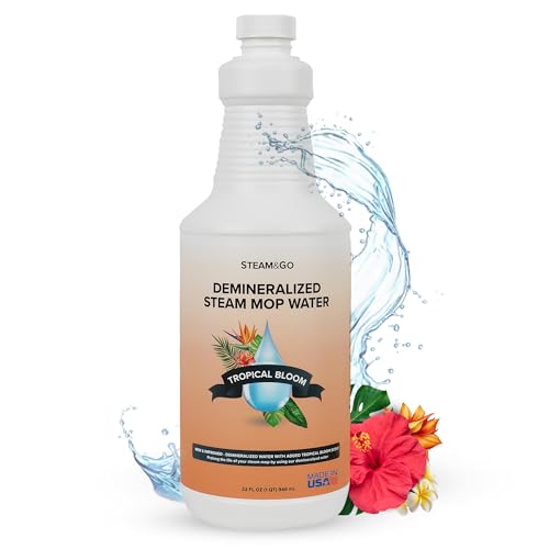Steam & Go Demineralized Water for Steam Cleaner - PVC-Free