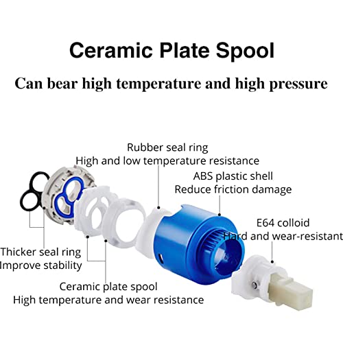 Robinet d'eau chaude cascade au design haut de gamme blanc et chromé - 8