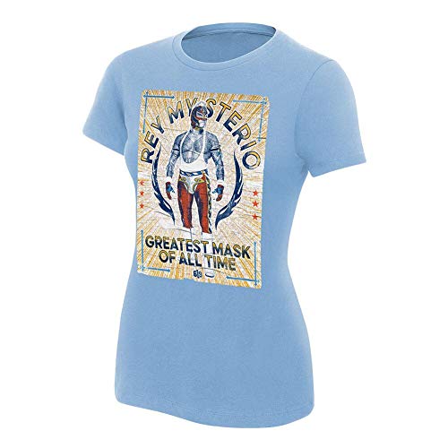 Rey Mysterio G.M.O.A.T. Poster Women's T-Shirt Multi Small Rey Mysterio G.M.O.A.T. Poster Women's T-Shirt Multi Small