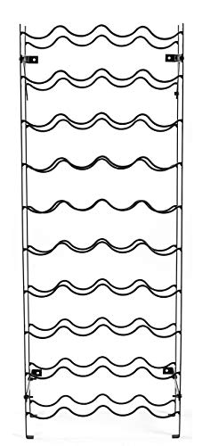 Sorbus Wine Rack Freestanding Floor - Wine Bottle Holder Holds 40 Bottles of Wine - 40 Bottle Capacity Wine Storage for Any Bar, Wine Cellar, Kitchen, Dining Room - Image 5