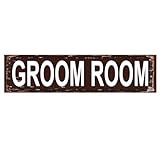 Groom Room Sign - Pet Grooming Beauty Parlor Cat Dog Boarding Rustic Street Metal Sign for Door Name Plate Plaque Home Patio Garden Bar Farm House Garage Wall Decor Tin Sign 16 x 4 Inch