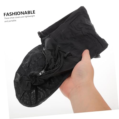 Cubiertas para zapatos ULTECHNOVO XL antideslizantes para lluvia, protectores reutilizables para adultos, ligeros y fáciles de poner para uso al aire libre miniatura 2