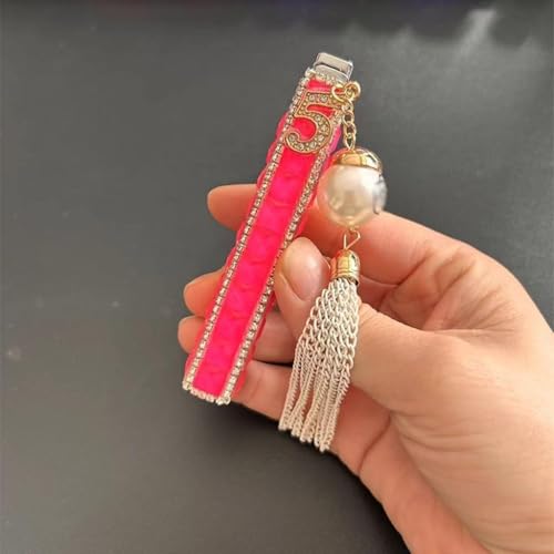 Encendedor Mini Metálico Recargable con Cadena de Perlas