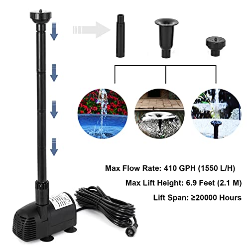 Eco-Worthy Solar Fountain Water Pump Kit 25 W, 410Gph Submersible Powered Pump And 25 Watt Solar Panel For Sun Powered Fountain, Fish Pond, Pond Aeration thumb #1