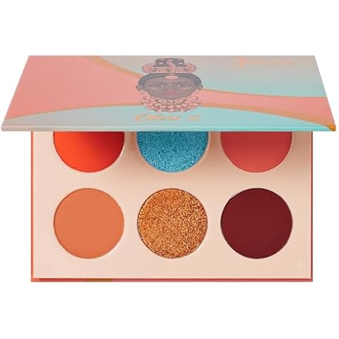 Juvia's Place Coral, brown, Bronze Eyeshadow Palette Cover
