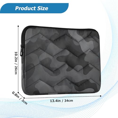Funda para portátil 13-14 pulgadas camuflaje negro miniatura 3
