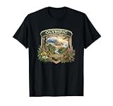 Olympic National Park Washington Wildlife Novelty Souvenir T-Shirt