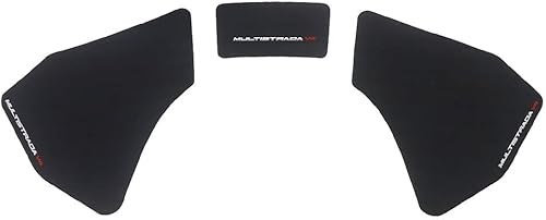 Miniatura 7 de For DUCATI Multistrada V4S 2021 Side Fuel Gas Knee Grip Decal Fuel Tank Pads Black Knee Traction Protection Multistrada V4S