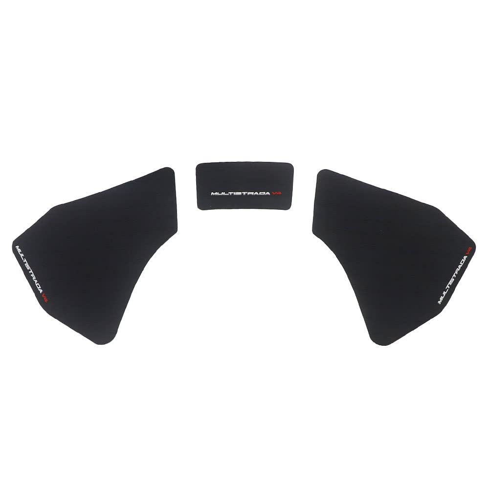 Protections latérales pour réservoir de carburant pour Ducati Multistrada V4S 2021-2024 - Noir - Protection contre la traction du genou Multistrada V4S