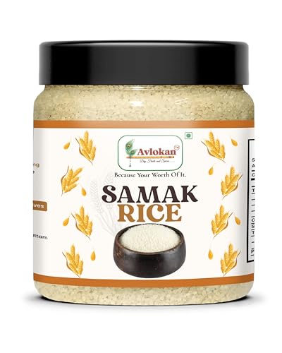 Image of Avlokan Samak Rice (Barnyard Millet) 250gm | samo rice| samak chawal |, Whole Grain, Vrat ke chawal | Healthy Fasting Food
