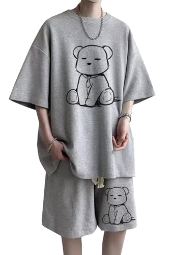 [KTNCFD] ZbgAbv Y    傫TCY 2_Zbg ㉺Zbg tVc W[W gbvX V[gpc n[tpc Y{ X|[cEFA XEFbg  I[o[TCY N}̕ (3XL, O[)