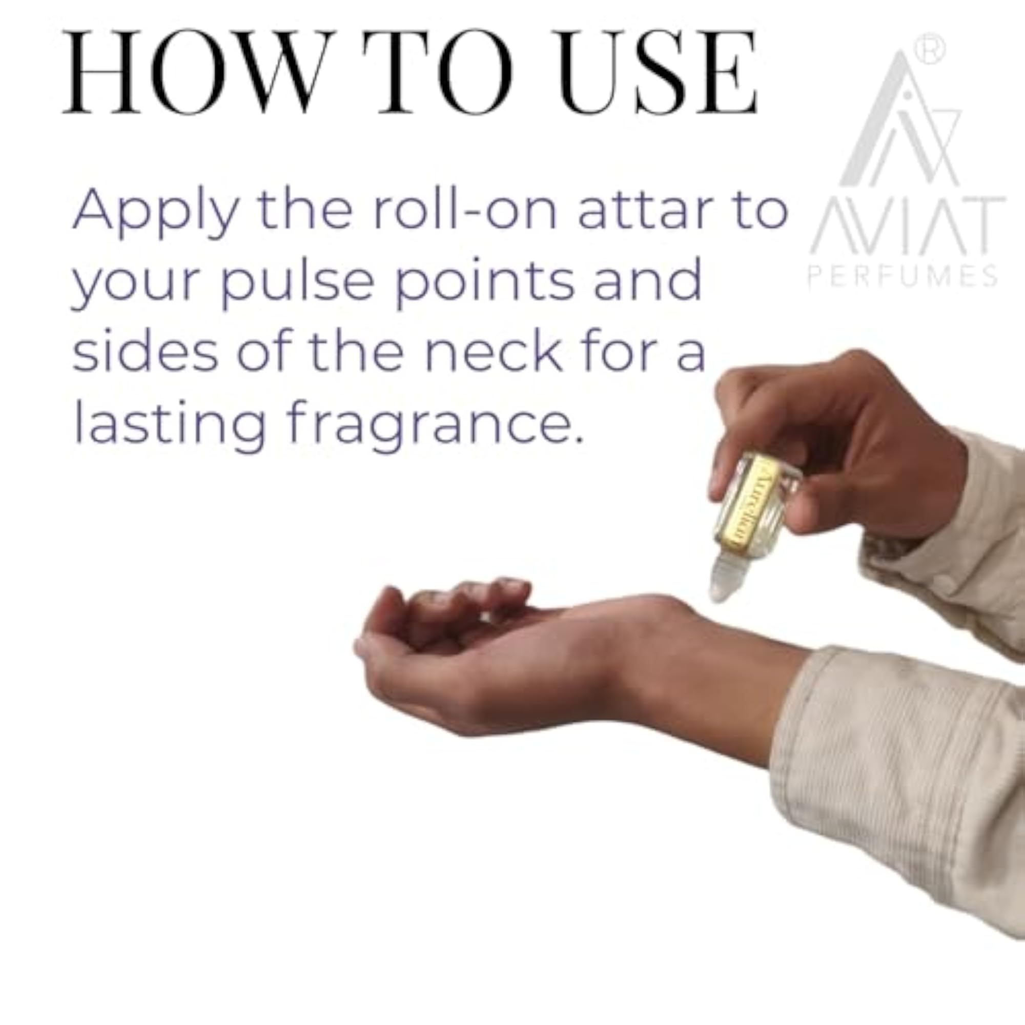 Aurelian Attar Roll-On, Long Lasting Fresh Scent